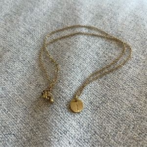 “t” pendent necklace